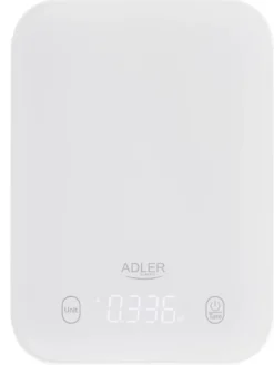 Discount Adler keittiövaaka valkoinen