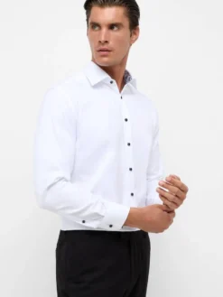 New Eterna paita X14K 8819 Modern fit 19 tummansininen