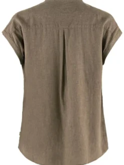 Best Fju00e4llru00e4ven Fjällräven paita Övik Hemp Shirt SS W 244 Suede Brown