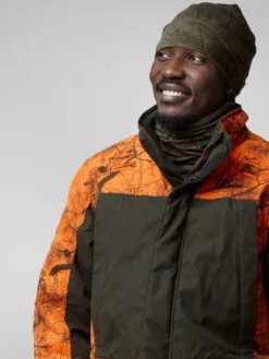 Sale Fju00e4llru00e4ven Fjällräven pipo Lappland Beanie 626-261 Green Camo-Orange Multi Camo