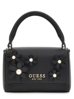 Sale Guess lHWBG73 30780 Bla Zaria Mini Top Handle Flap Bla Black