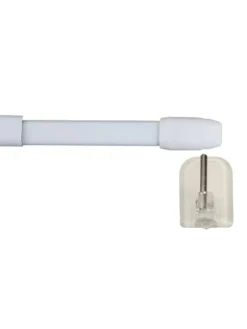 Discount Ihanin verhotanko Cafe-mini 75-125 cm valkoinen