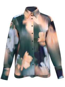 Clearance InWear pusero CieloIW Pauline Shirt Blurry Flower 302555