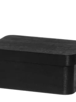 4Living puulaatikko kannella 25x17x11 cm musta Best