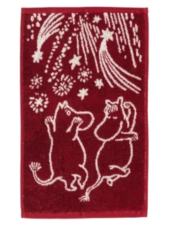 Clearance Moomin Arabia käsipyyhe 30x50 cm Juhlan Aika GOTS