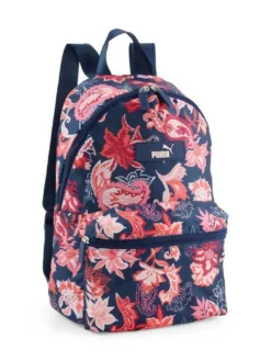 New Puma reppu Core Pop Backpack 21 L Blue floral 02 Persian Blue-floral AOP