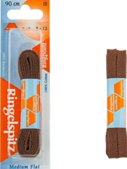 Discount Ringpoint litteä nauha 90cm Ruskea
