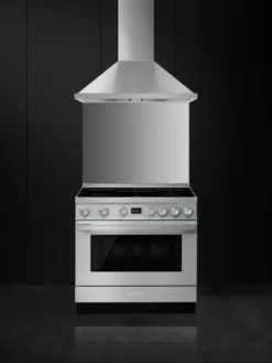 Clearance Smeg induktioliesi monitoimiuunilla CPF9IPX Portofino teräs
