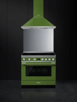 Discount Smeg induktioliesi monitoimiuunilla CPF9IPOG Portofino vihreä