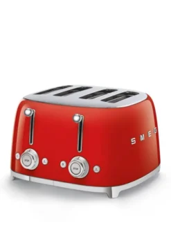 Discount Smeg leivänpaahdin TSF03RDEU 4-viipaleen, punainen