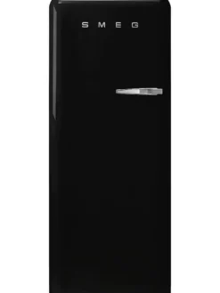 Outlet Smeg retrojääkaappi FAB28LBL5 153 cm, musta, vasen