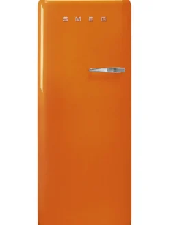 New Smeg retrojääkaappi FAB28LOR5 153 cm, oranssi, vasen