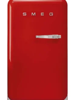 Hot Smeg retrojääkaappi FAB10LRD5, punainen, vasen