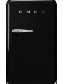 Clearance Smeg retrojääkaappi FAB10RBL5, musta, oikea
