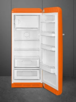 Sale Smeg retrojääkaappi FAB28ROR5 153 cm, oranssi, oikea