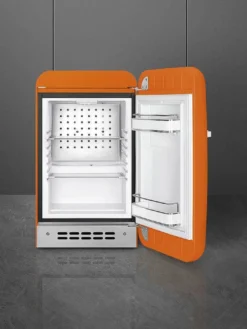 New Smeg retrojääkaappi FAB5ROR5 73 cm, oranssi, oikea