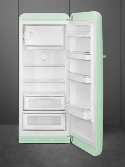 Clearance Smeg retrojääkaappi FAB28RPG5 153 cm, pastellinvihreä, oikea