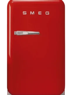 Clearance Smeg retrojääkaappi FAB5RRD5 73 cm, punainen, oikea