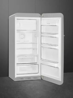 Smeg retrojääkaappi FAB28RSV5 153 cm, hopea, oikea