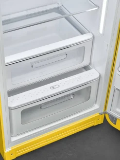 Sale Smeg retrojääkaappi FAB28RYW5 153 cm, kelt., oikea