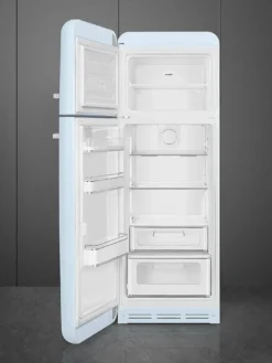 Clearance Smeg retrojääkaappipakastin FAB30LPB5 pastellinsininen, vasen