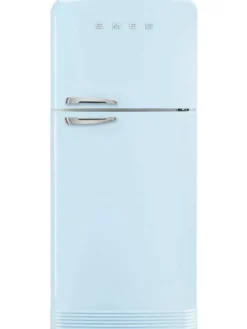 Discount Smeg retrojääkaappi-pakastin FAB50RPB5, pastellinsininen, oikea