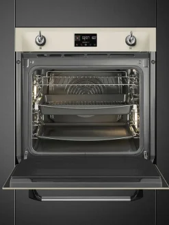 Smeg SOP6902S2PP 60cm yhdistelmähöyryuuni Viktoria, kerma Outlet