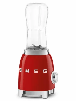 Smeg tehosekoitin kahdella 600 ml pullolla, PBF01RDEU punain Discount