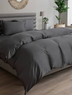 TEMPUR pussilakana Silky Bamboo 240x220 cm anthracite Discount