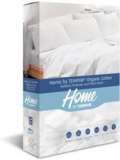 Discount TEMPUR 160x200x31 cm muotoonommeltu suojalakana Organic Cott