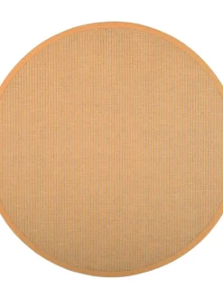 Clearance VM-Carpet Lyyra 71 keltainen,  Ø 133  cm, kantti 41